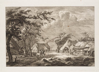 TvB G 2703
          <br/>
          Huizen in de storm en regen (uit een serie van 4 gezichten op Elswout)
          <br/>
          <em>Schwegman, Hendrik (1761-1816)</em>